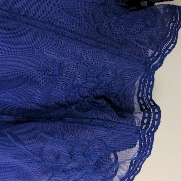 Altar'd state blue lace romper, size S.🌷 - Picture 11 of 12